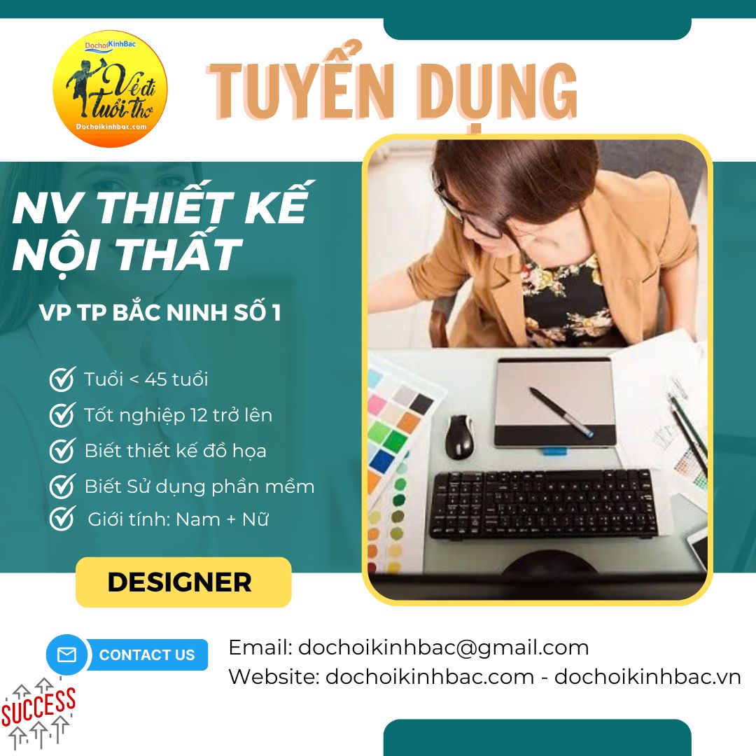 Đồ chơi Kinh Bắc tuyển dụng 