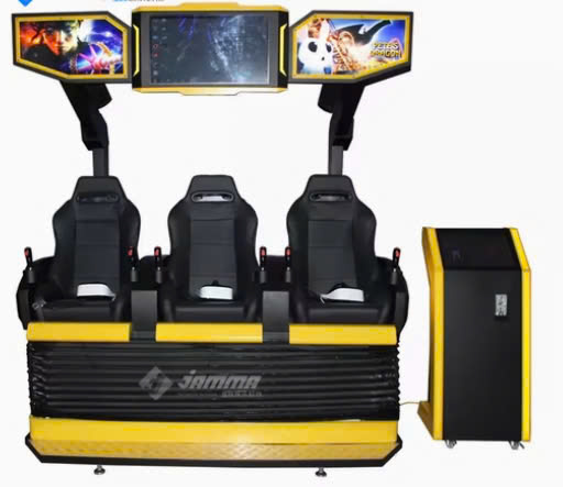 Hệ Thống Rạp Phim Chuyển Động 3 Ghế 9D VR