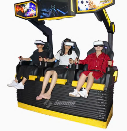Hệ Thống Rạp Phim Chuyển Động 3 Ghế 9D VR