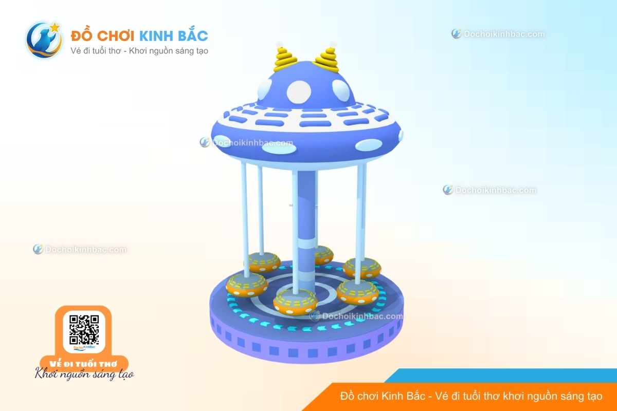 Đu Quay Mâm Xoay Trẻ Em MXKB17 – Mẫu Đu Quay Hot Nhất 2026