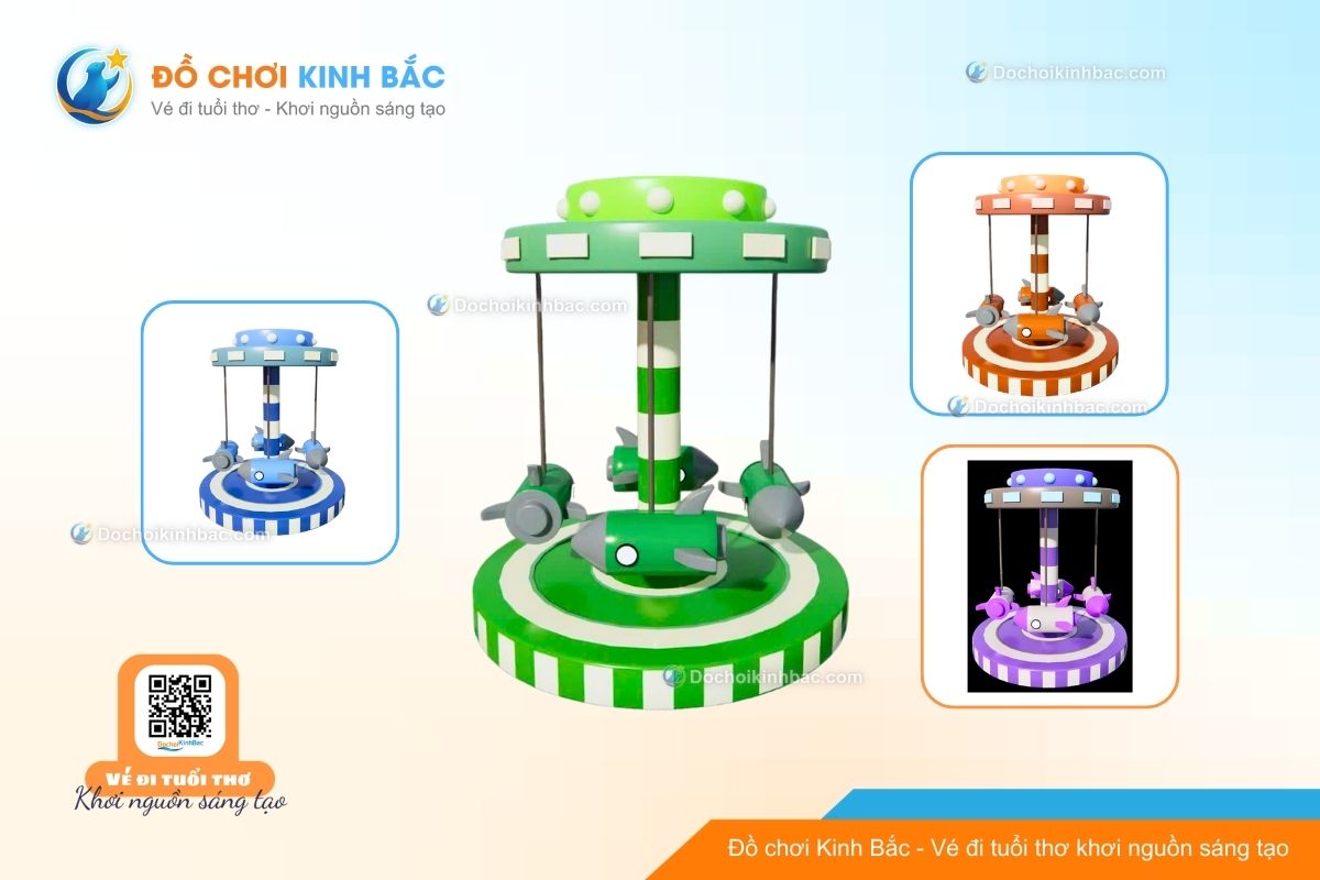 Đu Quay Mâm Xoay Trẻ Em MXKB18 – Mẫu Đu Quay Hot Nhất 2026