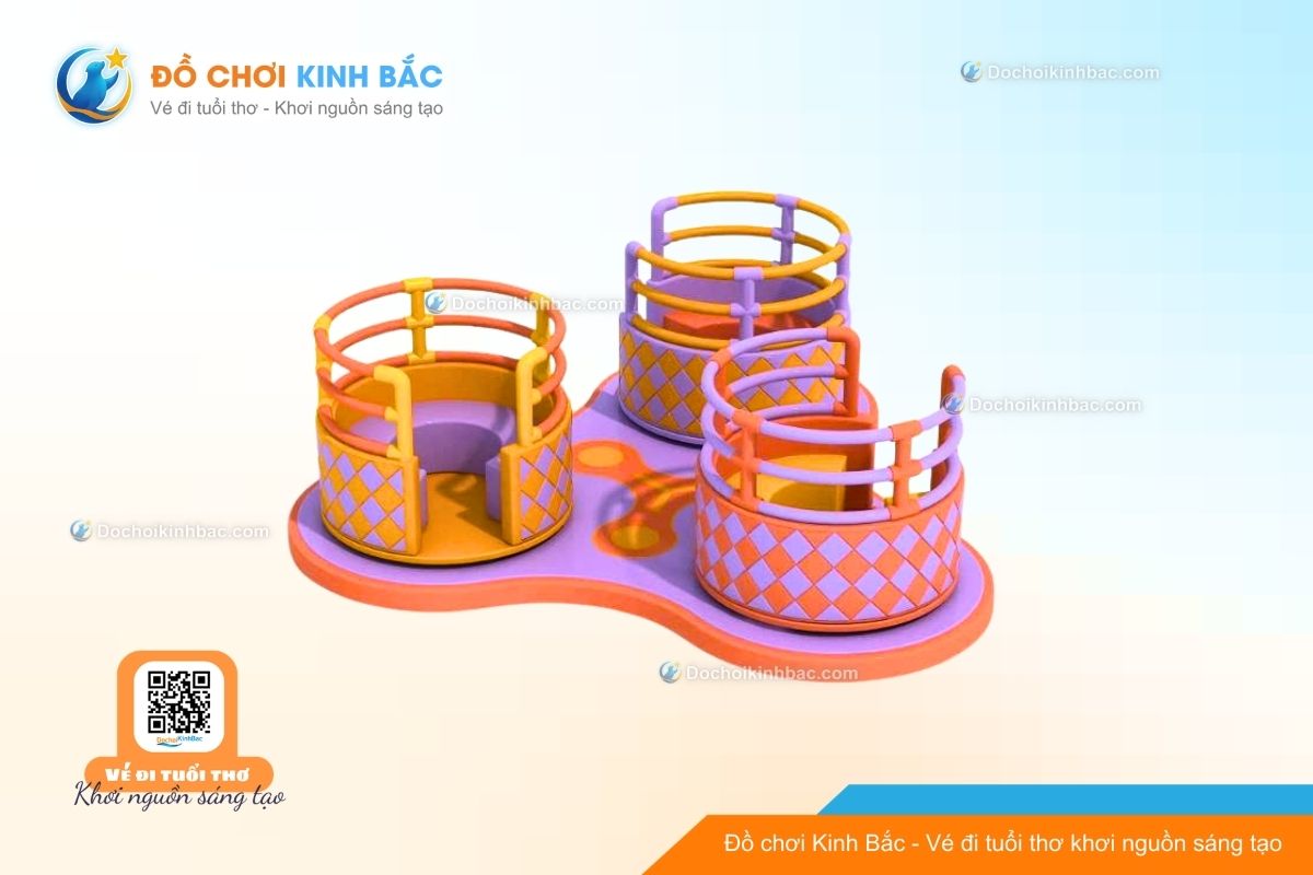 Đu Quay Mâm Xoay Trẻ Em MXKB07 – Mẫu Đu Quay Hot Nhất 2026