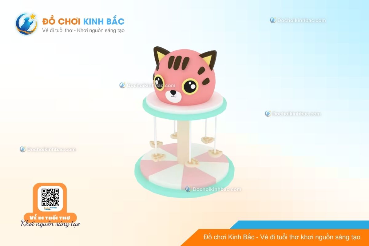 Đu Quay Mâm Xoay Trẻ Em MXKB24 – Mẫu Đu Quay Hot Nhất 2026