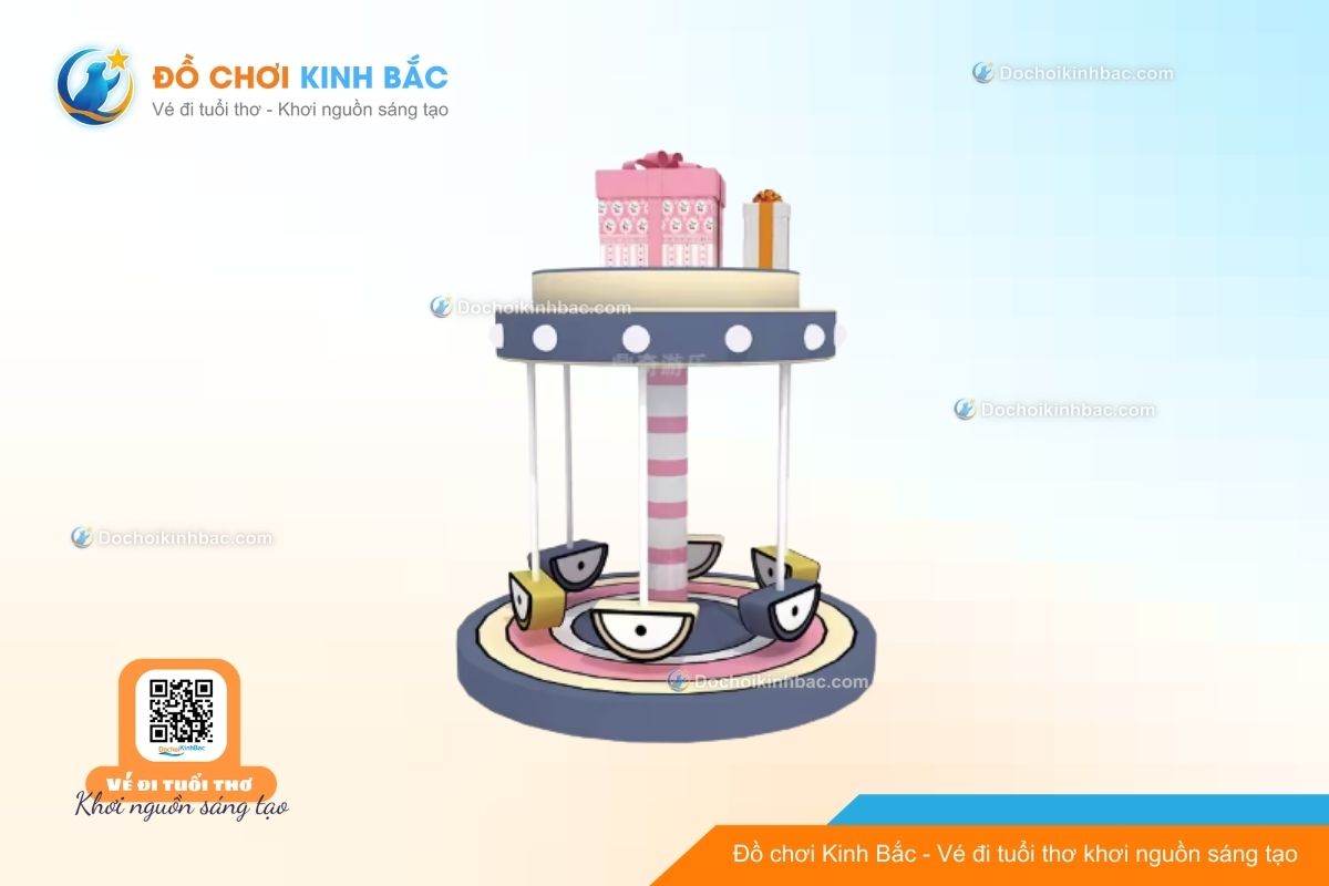 Đu Quay Mâm Xoay Trẻ Em MXKB21 – Mẫu Đu Quay Hot Nhất 2026