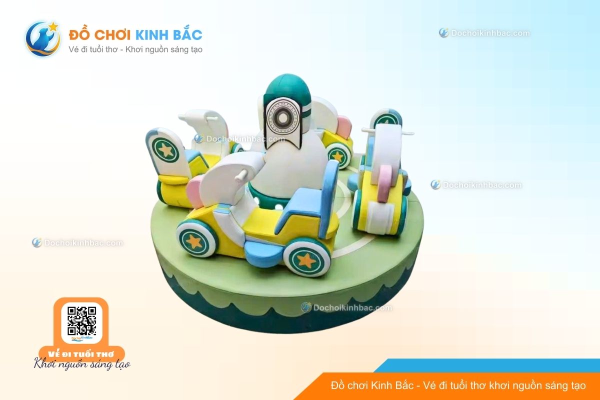 Đu Quay Mâm Xoay Trẻ Em MXKB04 – Mẫu Đu Quay Hot Nhất 2026