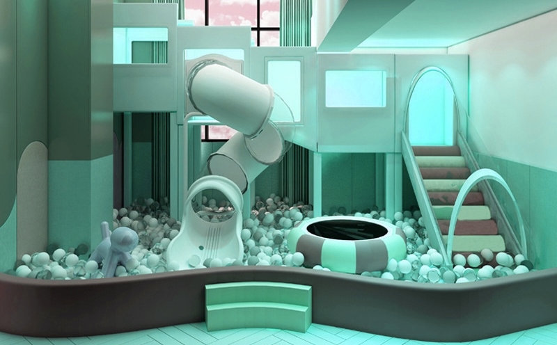 Indoor Playground KVCTE01124- Chi tiết báo giá trọn gói khu vui chơi liên hoàn nha bóng