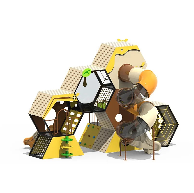 Liên hoàn cầu trượt tổ ong máng trượt xoắn TOLHXKB Dochoikinhbac Trò chơi công viên hấp dẫn