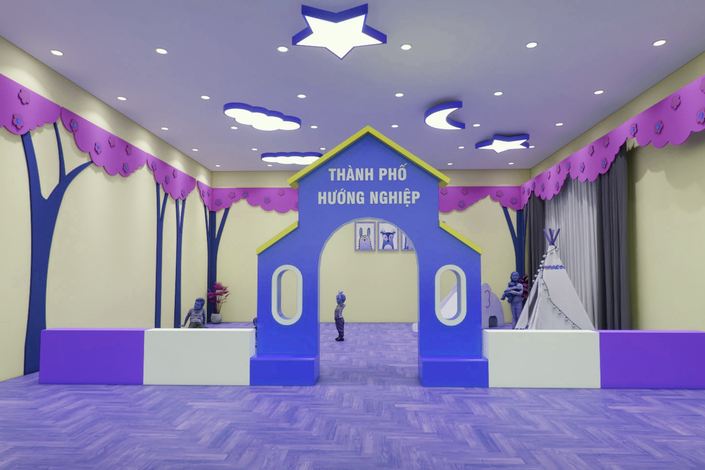 Nội quy an toàn tiêu chuẩn cho Khu hướng nghiệp cho trẻ trong khu vui chơi giải trí trong nhà