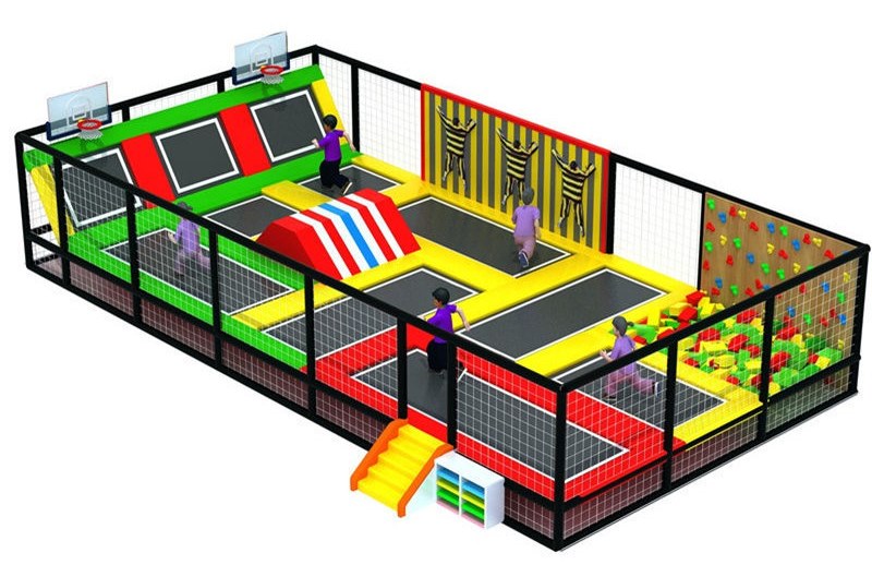 Trampoline Park KVCTP0166- Khu vui chơi công viên bạt nhún - Sàn nhún nhảy