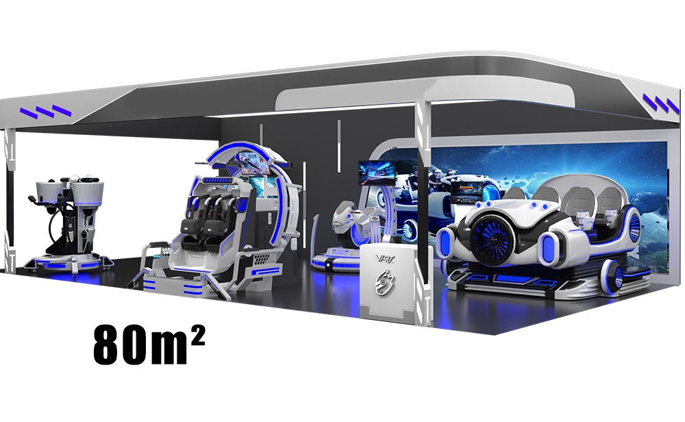 VR GAME MÔ PHỎNG KVCGE1030- 80m2 công viên vui chơi mô phỏng thực tế ảo hấp dẫn