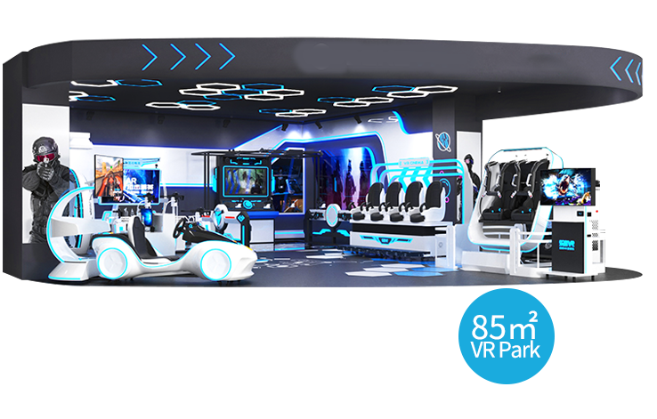 VR GAME MÔ PHỎNG KVCGE1031- 85m2 công viên vui chơi mô phỏng thực tế ảo hấp dẫn