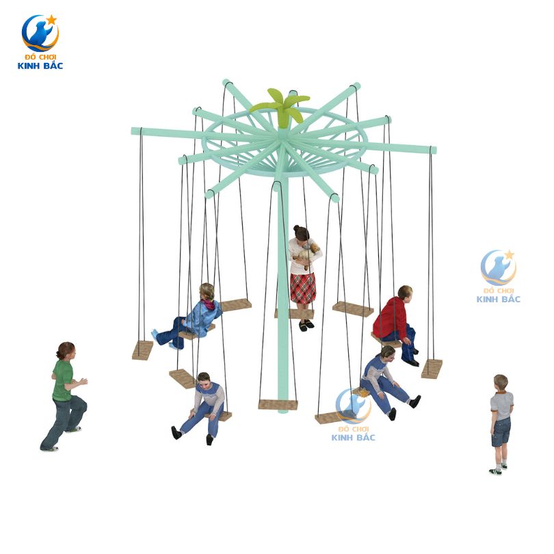 Đu Quay Ngoài Trời Trẻ Em ĐQNTKB01 Dochoikinhbac - Thiết Bị Trò Chơi Ngoài Trời An Toàn