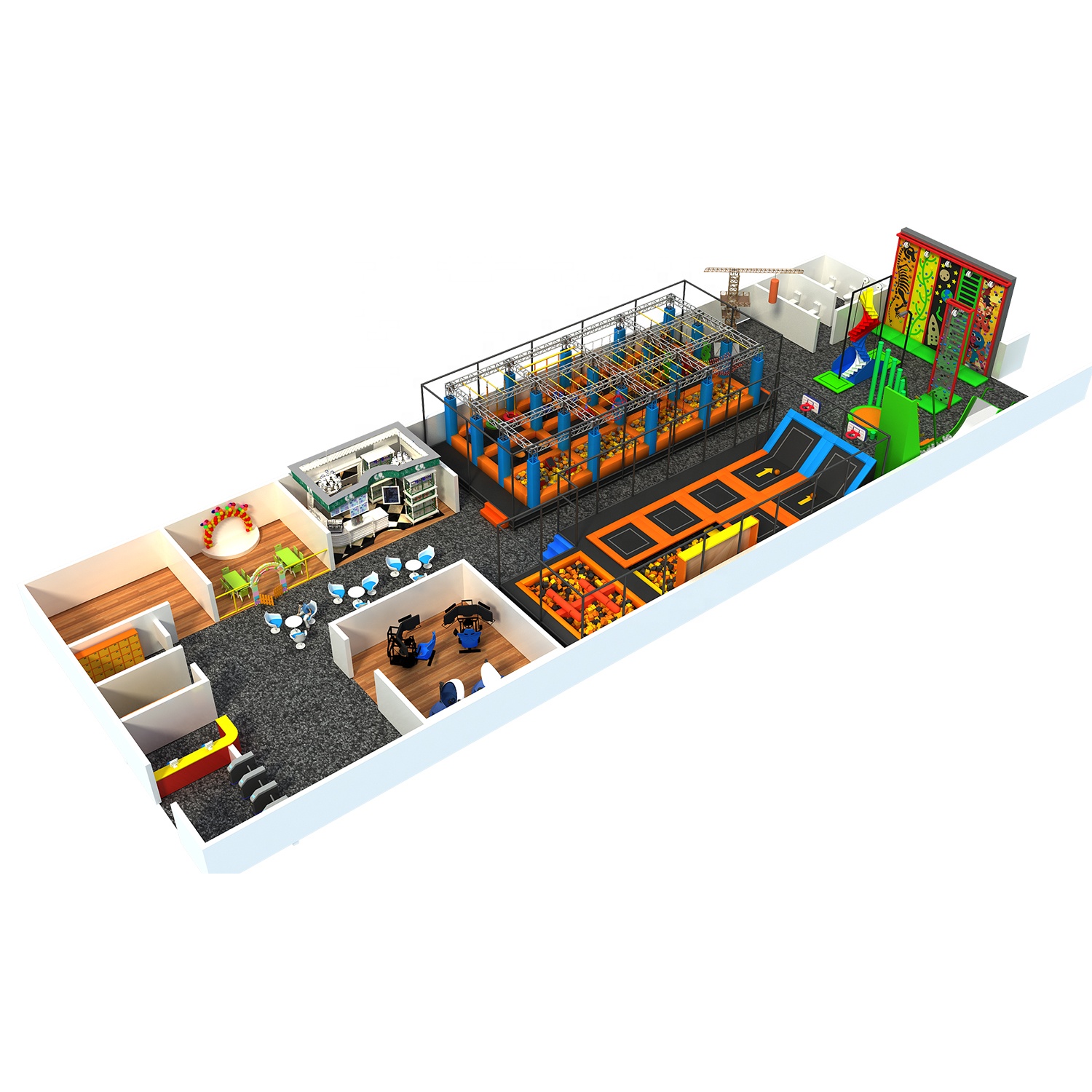 Nhà liên hoàn 2025 Indoor playground NLHKB21 Dochoikinhbac- Thiết Kế Khu Vui Chơi Đa Dạng Cho Bé