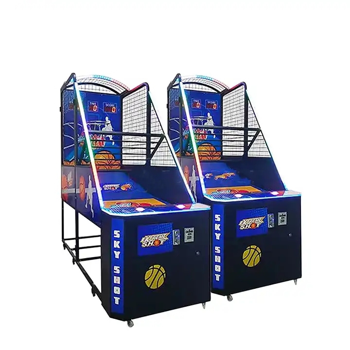 Máy Game Bóng Rổ Trẻ Em và Người Lớn – Giải Pháp “2 Trong 1” Cho Mọi Khu Vui Chơi