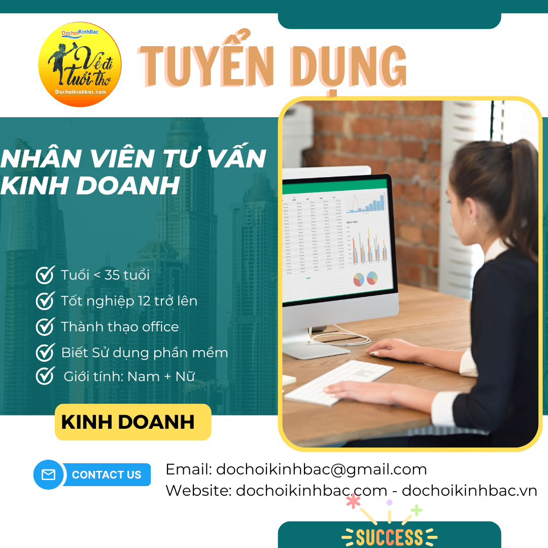 CHI NHÁNH VĂN PHÒNG BẮC NINH CẦN TUYỂN NHÂN VIÊN TƯ VẤN KINH DOANH