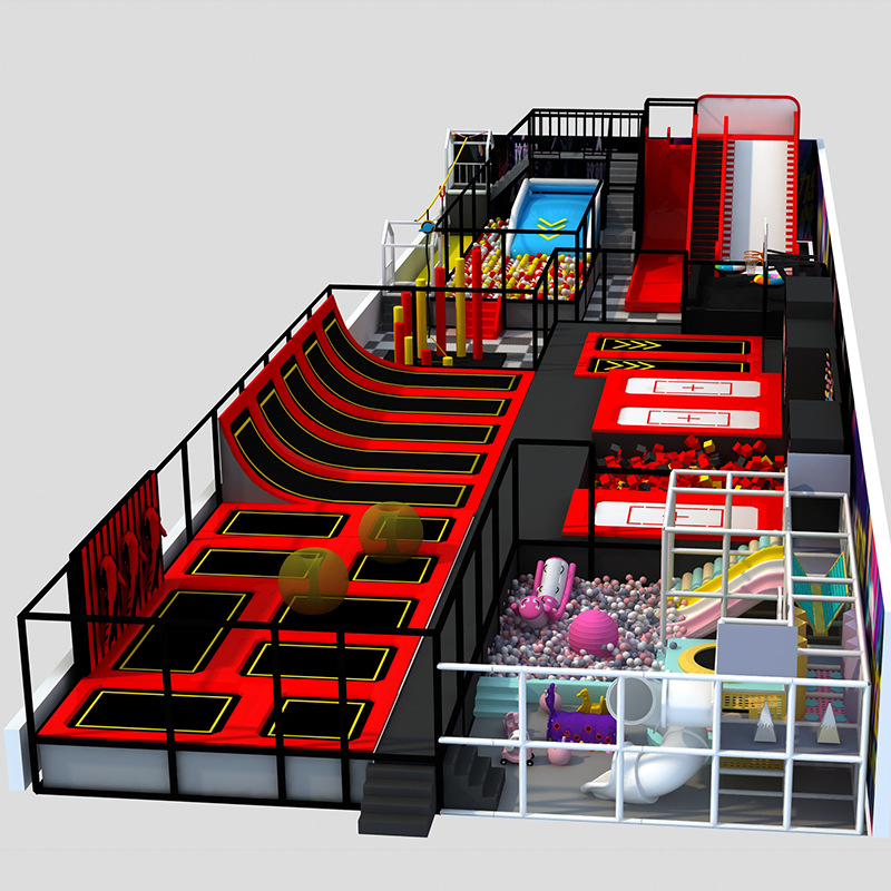 Đấu trường nhún nhảy KVCTP5926- Trampoline galaxy arena chuẩn quốc tế - Công viên bạt nhún thể thao