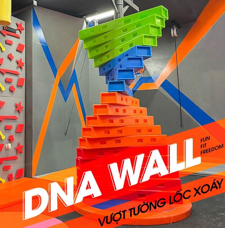 Leo núi trong nhà Vượt tường lốc xoáy LNBJICW02 Dochoikinhbac - Climbing Trò chơi hấp dẫn cho khu vui chơi