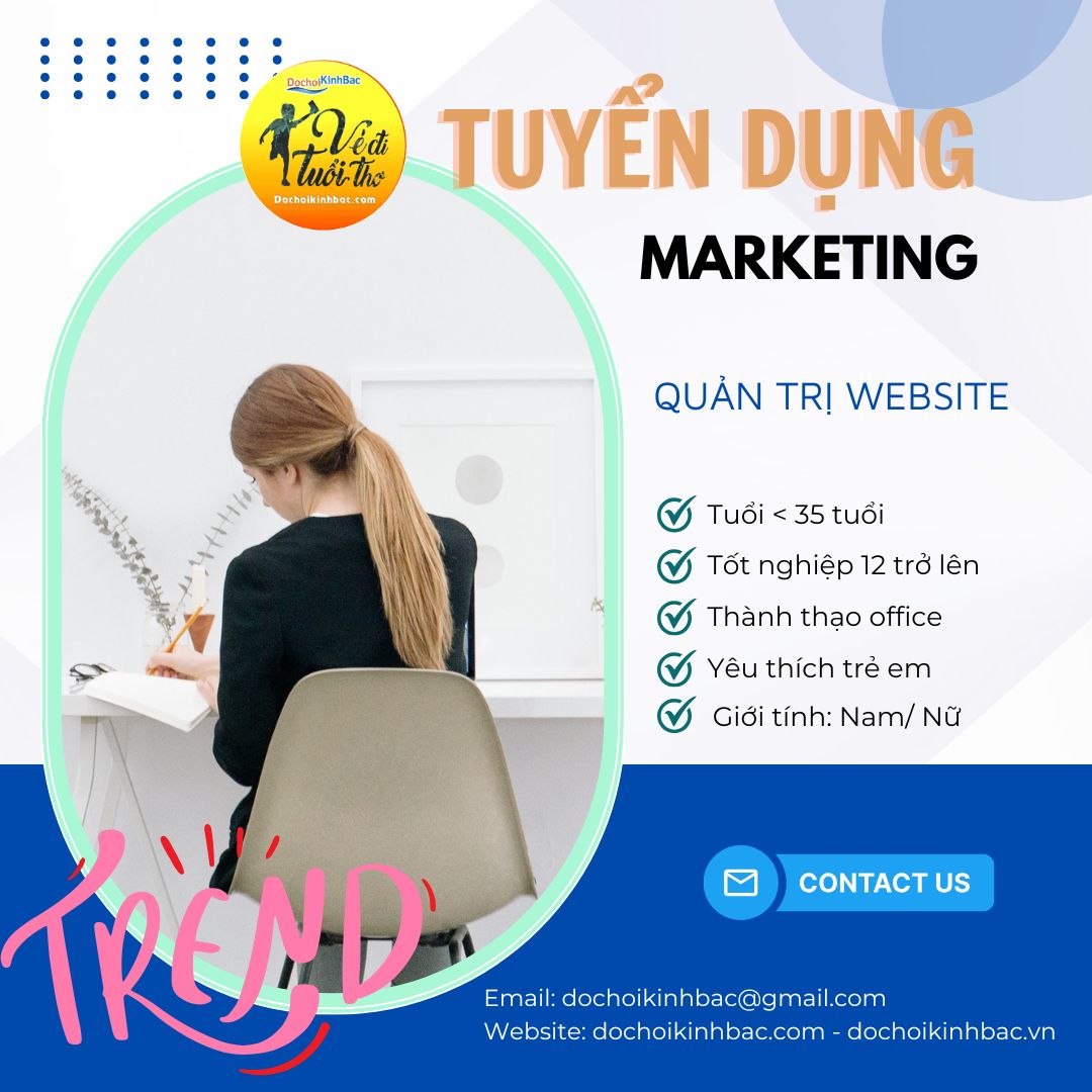 TUYỂN DỤNG NHÂN VIÊN MARKETING VĂN PHÒNG ĐÀO VIÊN SỐ 1