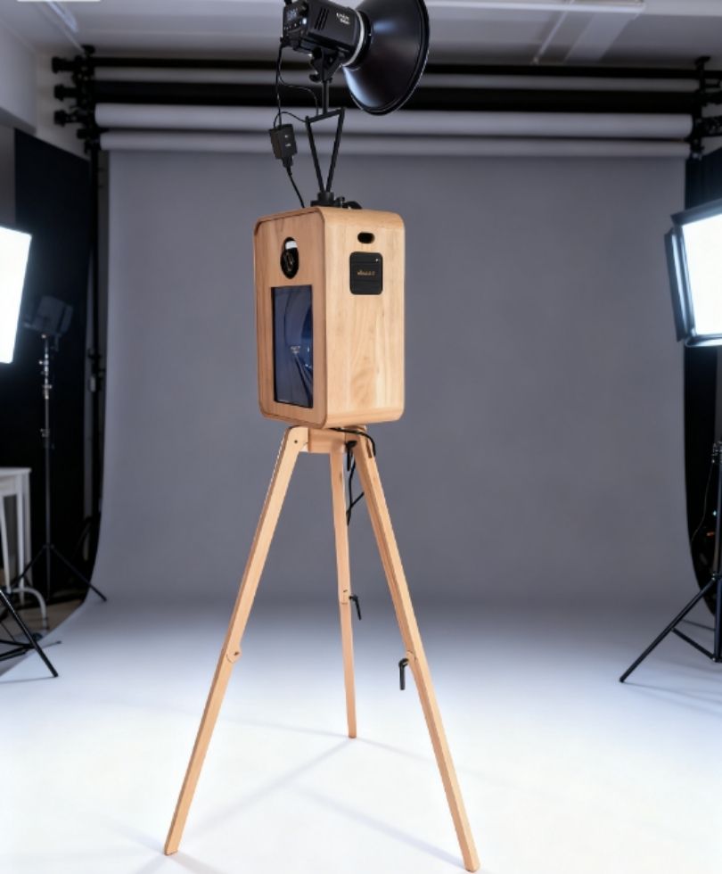 Máy Photo Booth Chụp Ảnh Tự Động PTBKB11 – Thiết Kế Gỗ Vintage Cho Sự Kiện | Dochoikinhbac