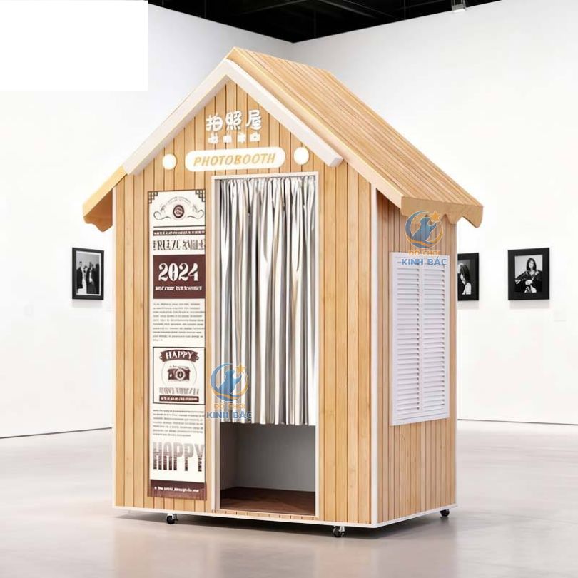 Máy Photo Booth PTBKB17 – Thiết Kế Cabin Vintage Độc Đáo | Dochoikinhbac