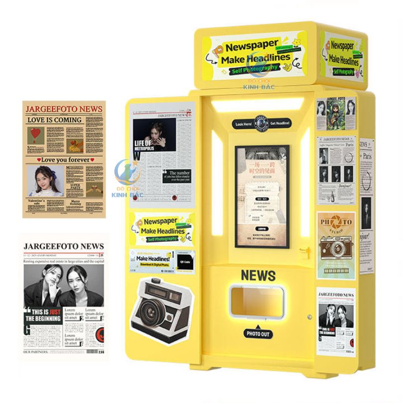Máy Photo Booth Đường Phố PTBKB14 – Mô Hình Check-in Thu Hút Giới Trẻ | Dochoikinhbac