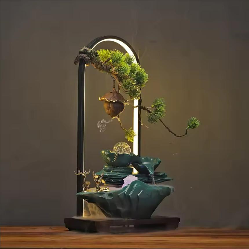 Thác Nước Phong Thủy Cẩm Tú Tiền Trình Lưu Thủy Bi Kiện