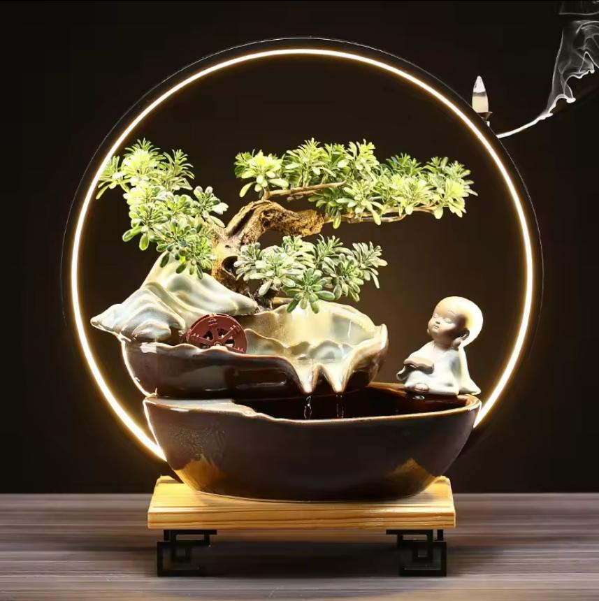 Tiểu Cảnh Thác Nước Phong Thủy