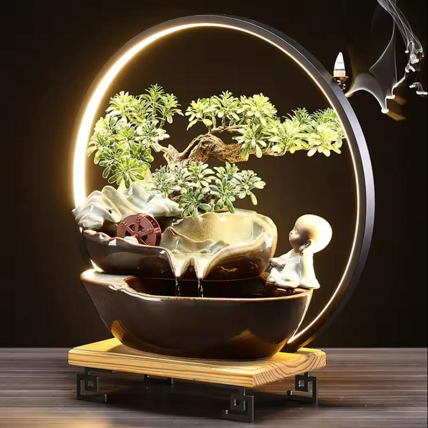 Tiểu Cảnh Thác Nước Phong Thủy