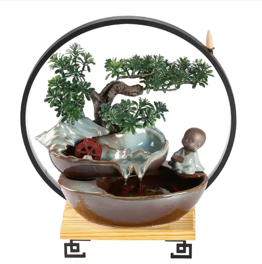 Tiểu Cảnh Thác Nước Phong Thủy