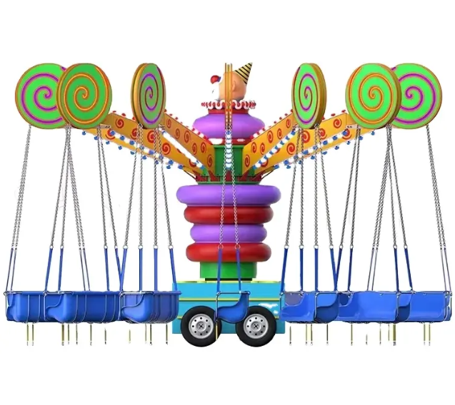 Đu quay kẹo xoắn DQCVKB17 Dochoikinhbac Giải trí hấp dẫn từ khu vui chơi