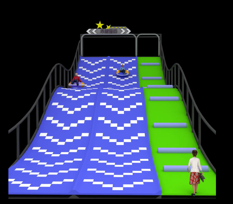 Bộ cầu trượt tốc độ CVTTKB03 Dochoikinhbac Trò chơi cảm giác mạnh siêu vui