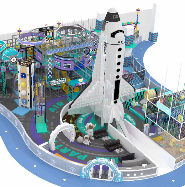 Nhà liên hoàn 2025 Indoor playground NLHKB16 Dochoikinhbac_Thiết kế độc lạ , sáng tạo