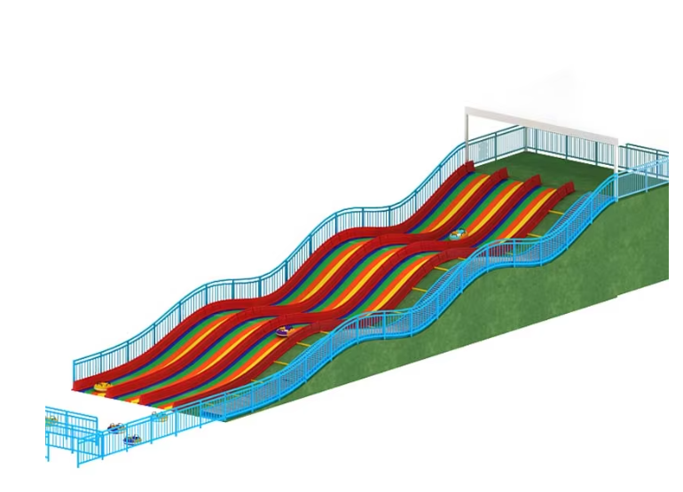 Bộ trượt cầu vồng phao khô Rainbow Slide CVTTKB11 Dochoikinhbac Trò chơi cảm giác mạnh siêu vui từ Đồ Chơi Kinh Bắc