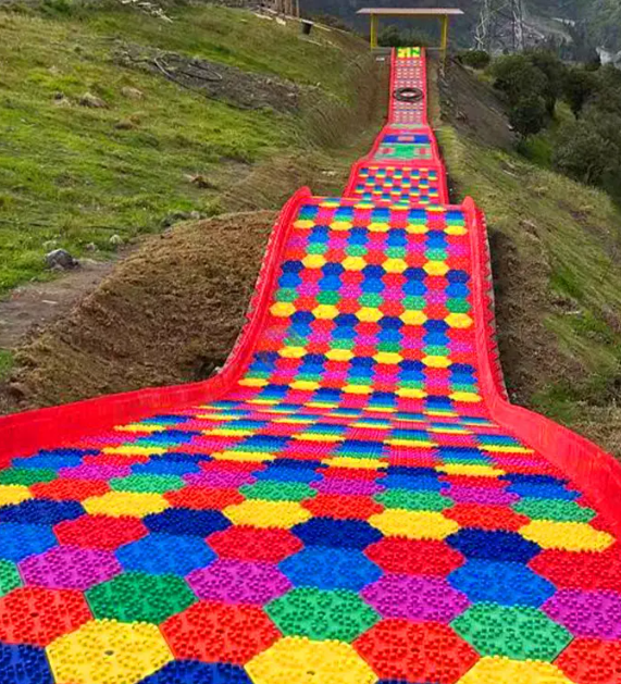 Bộ trượt phao hơi cầu vồng sắc màu CVTTKB17 Dochoikinhbac Trò chơi cảm giác mạnh siêu vui từ Đồ Chơi Kinh Bắc