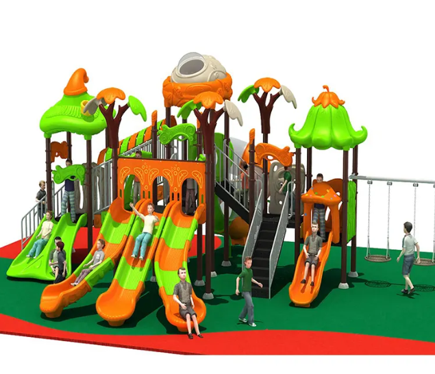 Liên hoàn cầu trượt LHCTDTKB05 Dochoikinhbac - Trò chơi công viên thu hút bền bỉ