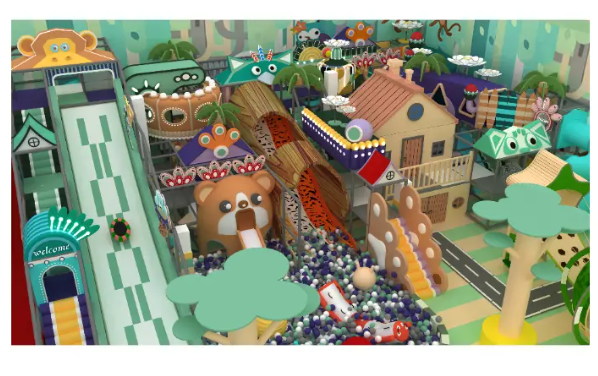 Nhà liên hoàn 2025 Indoor playground NLHK41 Dochoikinhbac- Thiết Kế Không Gian Vận Động Sáng Tạo Cho Trẻ!