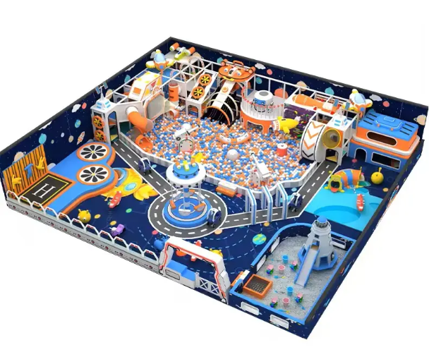 Nhà liên hoàn 2025 Indoor playground NLHKB42 Dochoikinhbac-  Thiết kế Đầy Màu Sắc