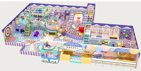 Nhà liên hoàn 2025 Indoor playground NLHKB45 Dochoikinhbac- Thiết Kế Không Gian Vận Động Sáng Tạo Cho Trẻ!