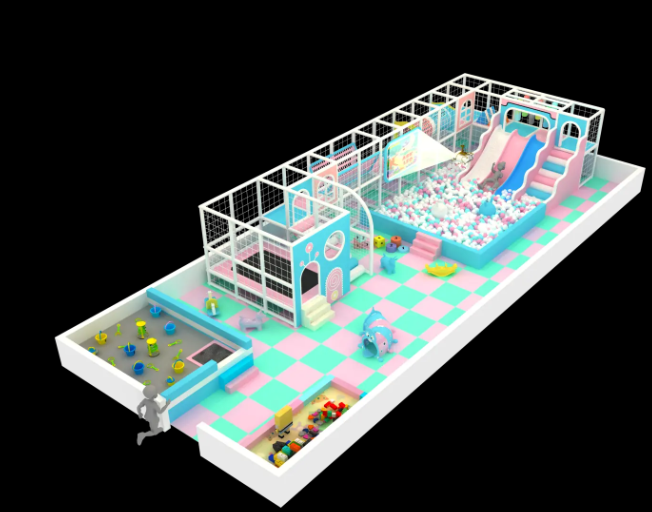 Nhà liên hoàn 2025 Indoor playground NLHKB48 Dochoikinhbac_Thiết kế đầy màu sắc