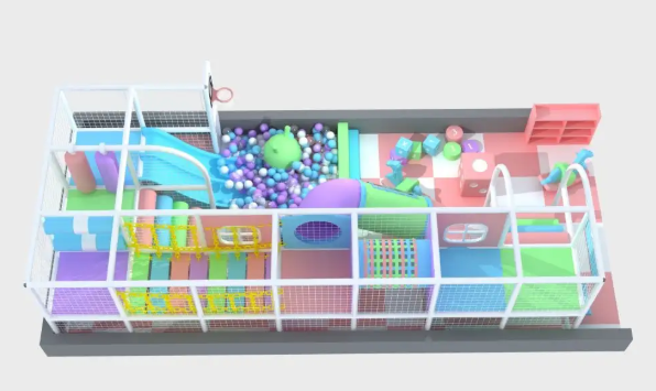 Nhà liên hoàn 2025 Indoor playground NLHKB49 Dochoikinhbac- Thiết Kế Đẹp Độc Đáo