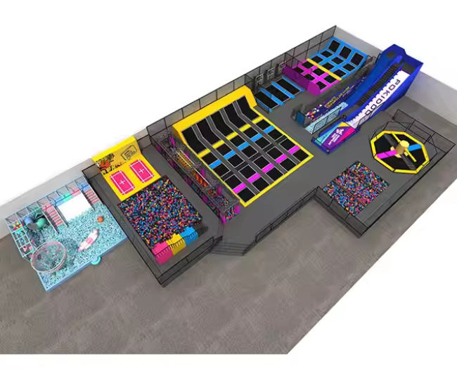 Trampoline Park_KVCTP03 Dochoikinhbac _Không Gian Giải Trí Năng Động & An Toàn