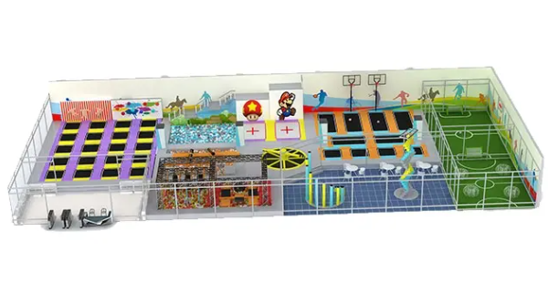 Trampoline Park_KVCTP17 Dochoikinhbac _ Khu Vui Chơi Sàn Nhún Hấp Dẫn Cho Mọi Lứa Tuổi