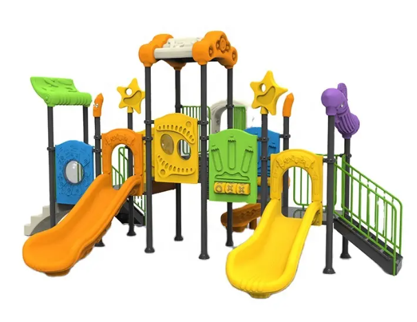 Liên hoàn cầu trượt LHCTDTKB09 Dochoikinhbac - Trò chơi công viên thu hút bền bỉ