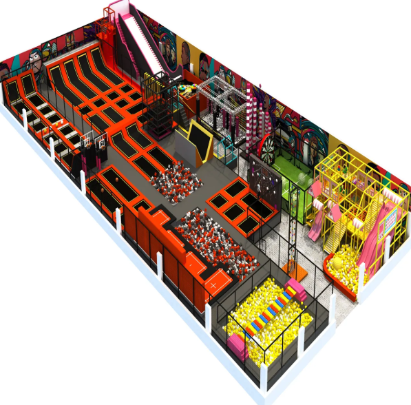 Trampoline Park_KVCTP25 Dochoikinhbac _ Khu Vui Chơi Sàn Nhún Hấp Dẫn Cho Mọi Lứa Tuổi