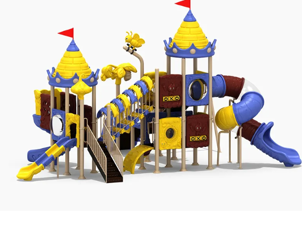 Liên hoàn cầu trượt LHCTDTKB20 Dochoikinhbac - Trò chơi công viên thu hút bền bỉ