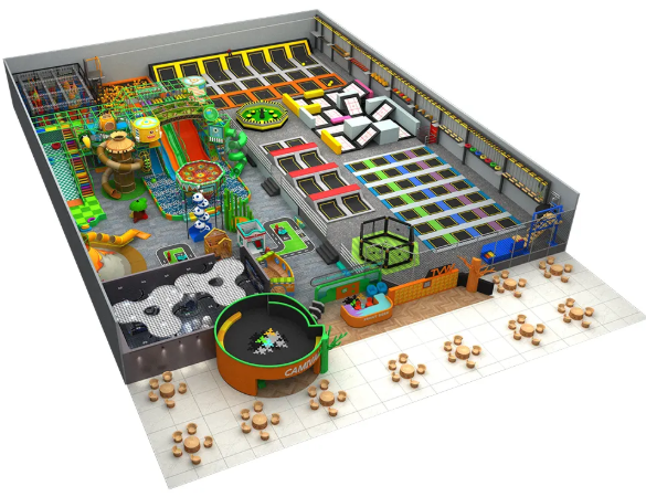 Trampoline Park_KVCTP26 Dochoikinhbac _ Khu Vui Chơi Sàn Nhún Hấp Dẫn Cho Mọi Lứa Tuổi