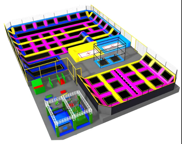 Trampoline Park_KVCTP28 Dochoikinhbac _ Khu Vui Chơi Sàn Nhún Hấp Dẫn Cho Mọi Lứa Tuổi