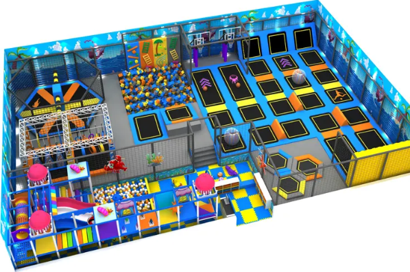 Trampoline Park_KVCTP30 Dochoikinhbac _ Khu Vui Chơi Sàn Nhún Hấp Dẫn Cho Mọi Lứa Tuổi