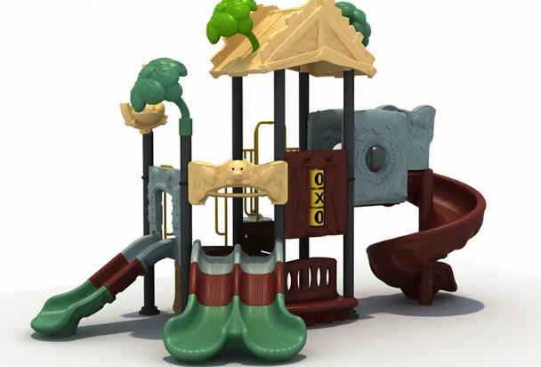 Liên hoàn cầu trượt LHCTDTKB24 Dochoikinhbac - Trò chơi công viên thu hút bền bỉ