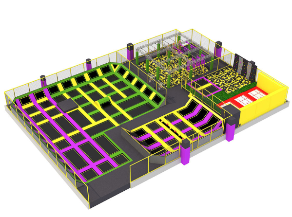 Trampoline Park_KVCTP32 Dochoikinhbac _ Khu Vui Chơi Sàn Nhún Hấp Dẫn Cho Mọi Lứa Tuổi